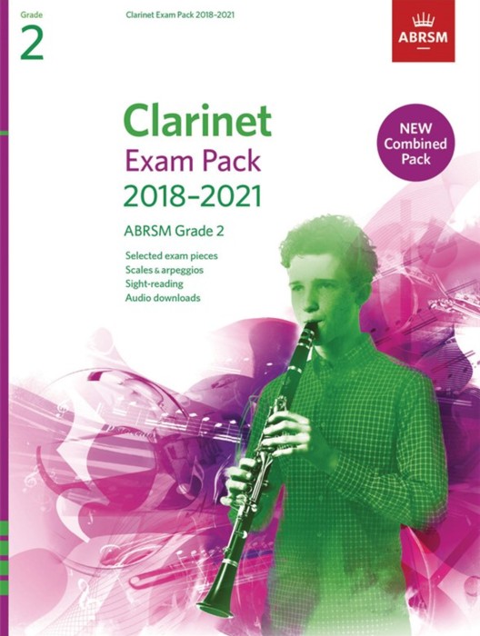 Clarinet Exams Pack 2018-2021 Grade 2 Complete Ab Sheet Music Songbook