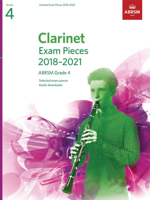 Clarinet Exams Pieces 2018-21 Grade 4 +online Ab Sheet Music Songbook