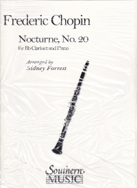 Chopin Nocturne No 20 Forrest Clarinet & Piano Sheet Music Songbook