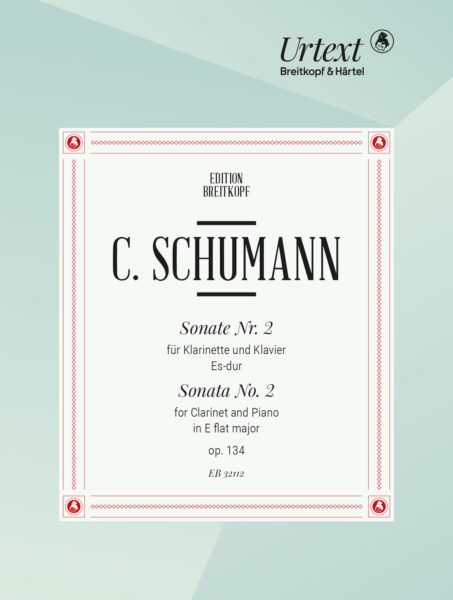 Schumann C Sonata No 2 Eb Op134 Clarinet & Piano Sheet Music Songbook