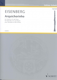 Eisenberg Arquichorinho Eb Clarinet & Piano Sheet Music Songbook
