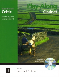World Music Celtic Play-along Clarinet + Cd Sheet Music Songbook