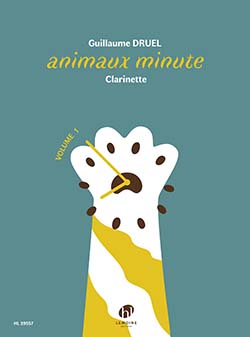 Druel Animaux Minute Vol 1 Clarinet Sheet Music Songbook