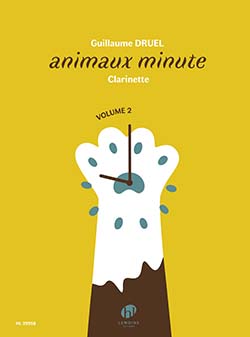 Druel Animaux Minute Vol 2 Clarinet Sheet Music Songbook