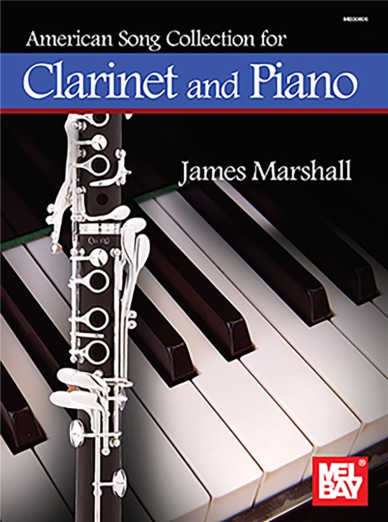 American Song Collection For Clarinet And Piano Sheet Music Songbook