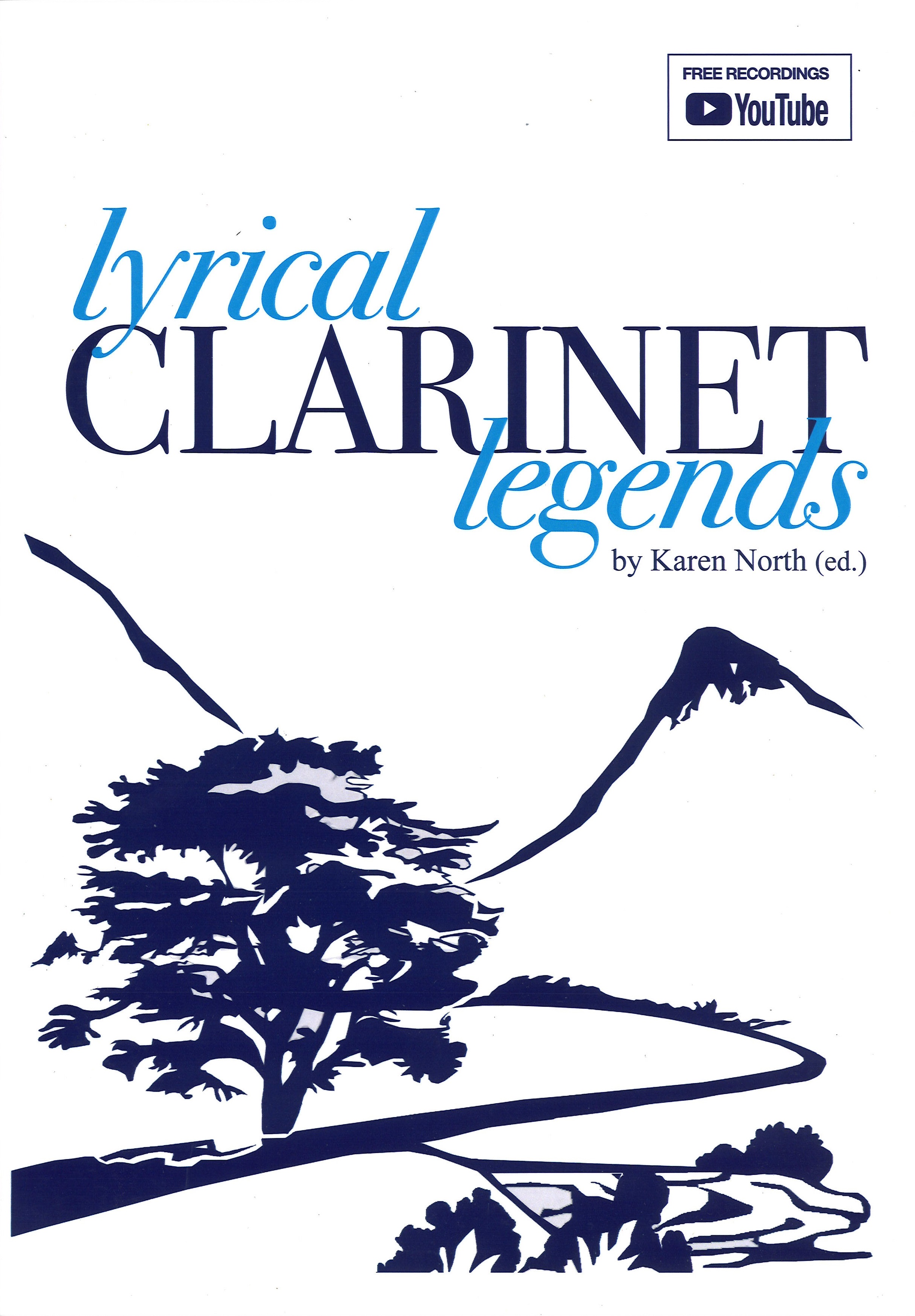 Lyrical Clarinet Legends North Clarinet & Piano Sheet Music Songbook