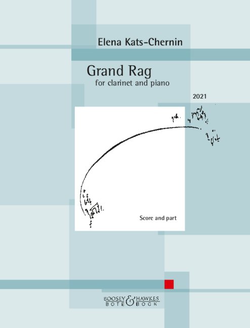 Kats-chernin Grand Rag Clarinet & Piano Sheet Music Songbook