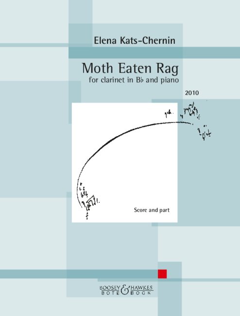 Kats-chernin Moth Eaten Rag Clarinet & Piano Sheet Music Songbook