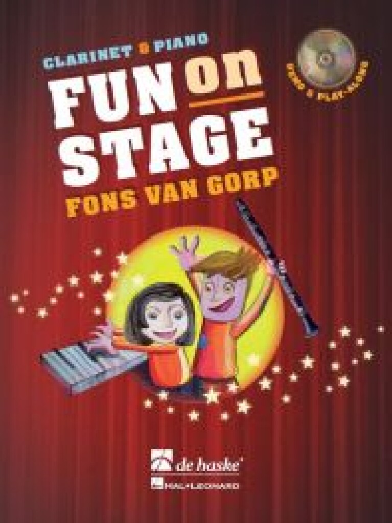Fun On Stage Clarinet & Piano Book & Cd Sheet Music Songbook