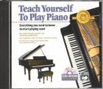 Teach Yourself To Play Piano Cd-rom (cd Case) Sheet Music Songbook