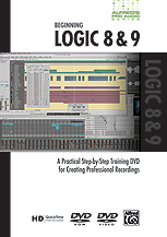 Beginning Logic 8 & 9 Alfred Pro Audio Dvd Sheet Music Songbook