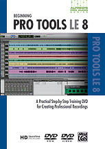 Beginning Pro Tools Le 8 Alfred Pro Audio Dvd Sheet Music Songbook