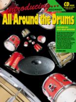 Introducing All Around The Drums Book & Cd Sheet Music Songbook