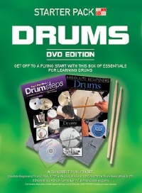 In A Box Starter Pack Drums Dvd Edition Sheet Music Songbook