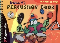 Voggys Percussion Book + Cd Tutor 4 Years + Sheet Music Songbook