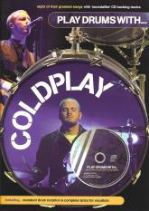Coldplay Play Drums With Book & Cd Sheet Music Songbook