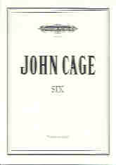 Cage Six Percussion Sextet Sheet Music Songbook