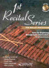 1st Recital Series Mallet Percussion Book + Cd Sheet Music Songbook