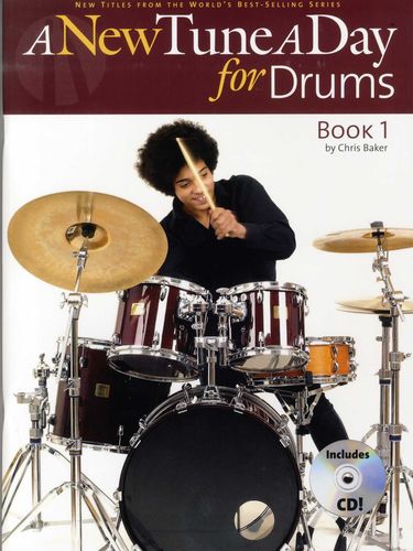 New Tune A Day Drums Book & Cd Sheet Music Songbook