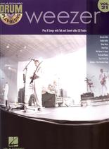 Drum Play Along 21 Weezer Book & Cd Sheet Music Songbook