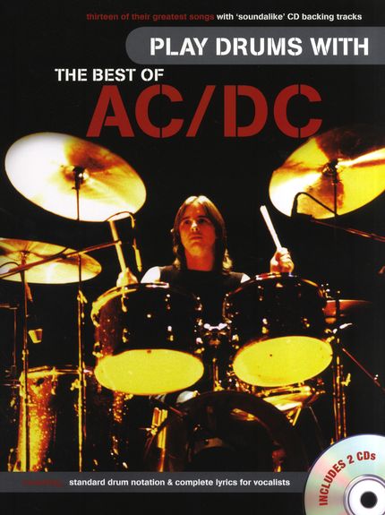 Ac/dc The Best Of Play Drums + Online Sheet Music Songbook