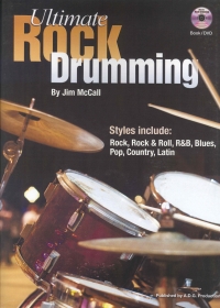 Ultimate Rock Drumming Mccall Book & Dvd Sheet Music Songbook