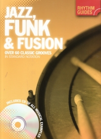 Jazz Funk & Fusion Book/cd Rhythm Guides Sheet Music Songbook