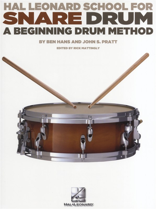 Hal Leonard School For Snare Drum Hans/pratt Sheet Music Songbook