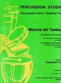 Fink Marcha Del Tambor Percussion Sextet Score Sheet Music Songbook