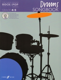 Faber Graded Rock & Pop Drums Songbook Gr 4-5 + Cd Sheet Music Songbook