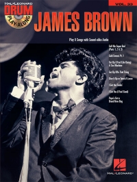 Drum Play Along 33 James Brown + Enhanced Cd Sheet Music Songbook