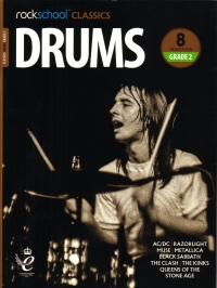 Rockschool Classics Drums Grade 2 + Online Sheet Music Songbook