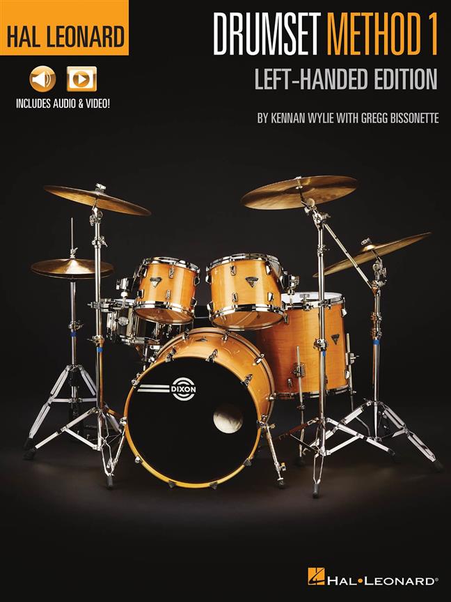 Hal Leonard Drumset Method Left-handed Edition Sheet Music Songbook