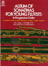 Album Of Sonatinas For Young Flautist Moyse Flute Sheet Music Songbook