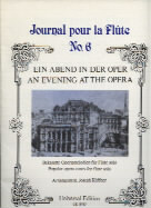 Evening At The Opera (journal For Flute No 6) Sheet Music Songbook