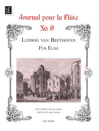 Beethoven Fur Elise Journal Pour Flute No 9 Sheet Music Songbook