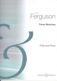 Ferguson Three Sketches Flute & Piano Sheet Music Songbook