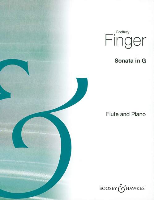 Finger Sonata In G Flute & Piano Sheet Music Songbook