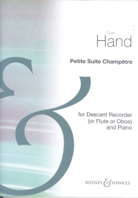 Hand Petit Suite Champetre Flute Sheet Music Songbook