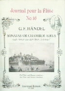 Handel Sonatas Or Chamber Arias (opera Tolomeo) Sheet Music Songbook