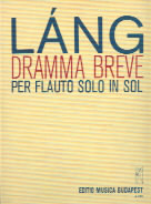 Lang Dramma Breve Flute Sheet Music Songbook