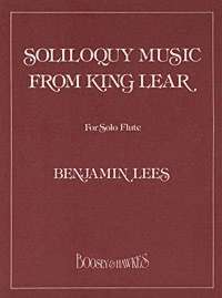 Lees Soliloquy Music From King Lear Flute Sheet Music Songbook