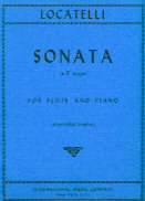 Locatelli Sonata E Flute Sheet Music Songbook