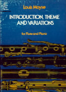 Moyse Introduction Theme & Variations Flute Sheet Music Songbook