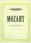 Mozart Sonatinas (2) Flute Sheet Music Songbook