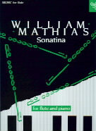 Mathias Sonatina Flute & Piano Sheet Music Songbook