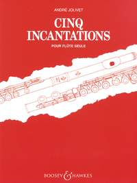 Jolivet Cinq Incantations Solo Flute Sheet Music Songbook