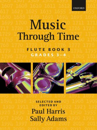 Music Through Time Book 3 Flute Grades 3-4 Sheet Music Songbook