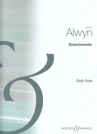 Alwyn Divertimento Solo Flute Sheet Music Songbook