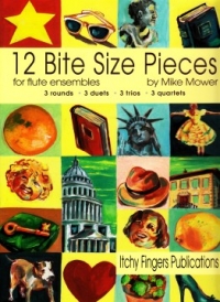 12 Bite Size Pieces Mower 3rounds,3duets,3trios,3q Sheet Music Songbook